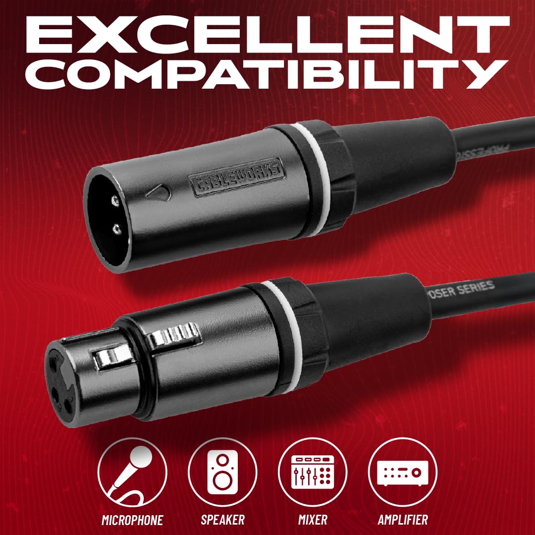 Gator Cables GCWC-XLR-06 Mikrofonkabel 1,8m Kupfer