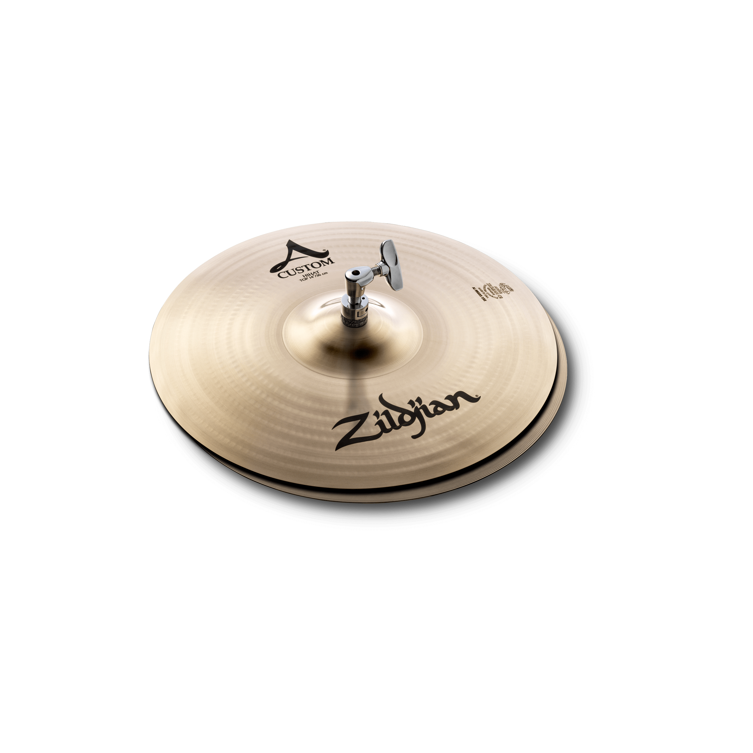 Zildjian A Custom HiHat Becken Paar brilliant hell