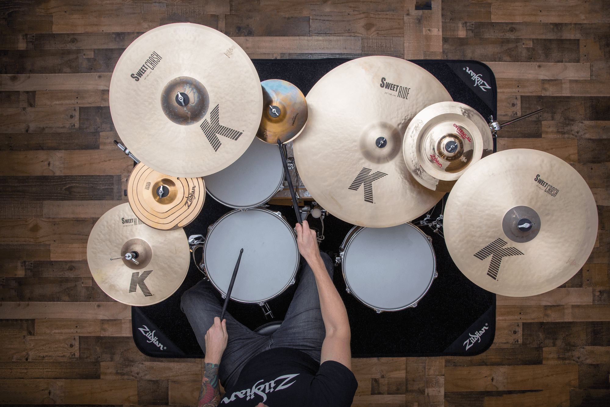 Zildjian Deluxe Drum Rug Schlagzeugteppich robust