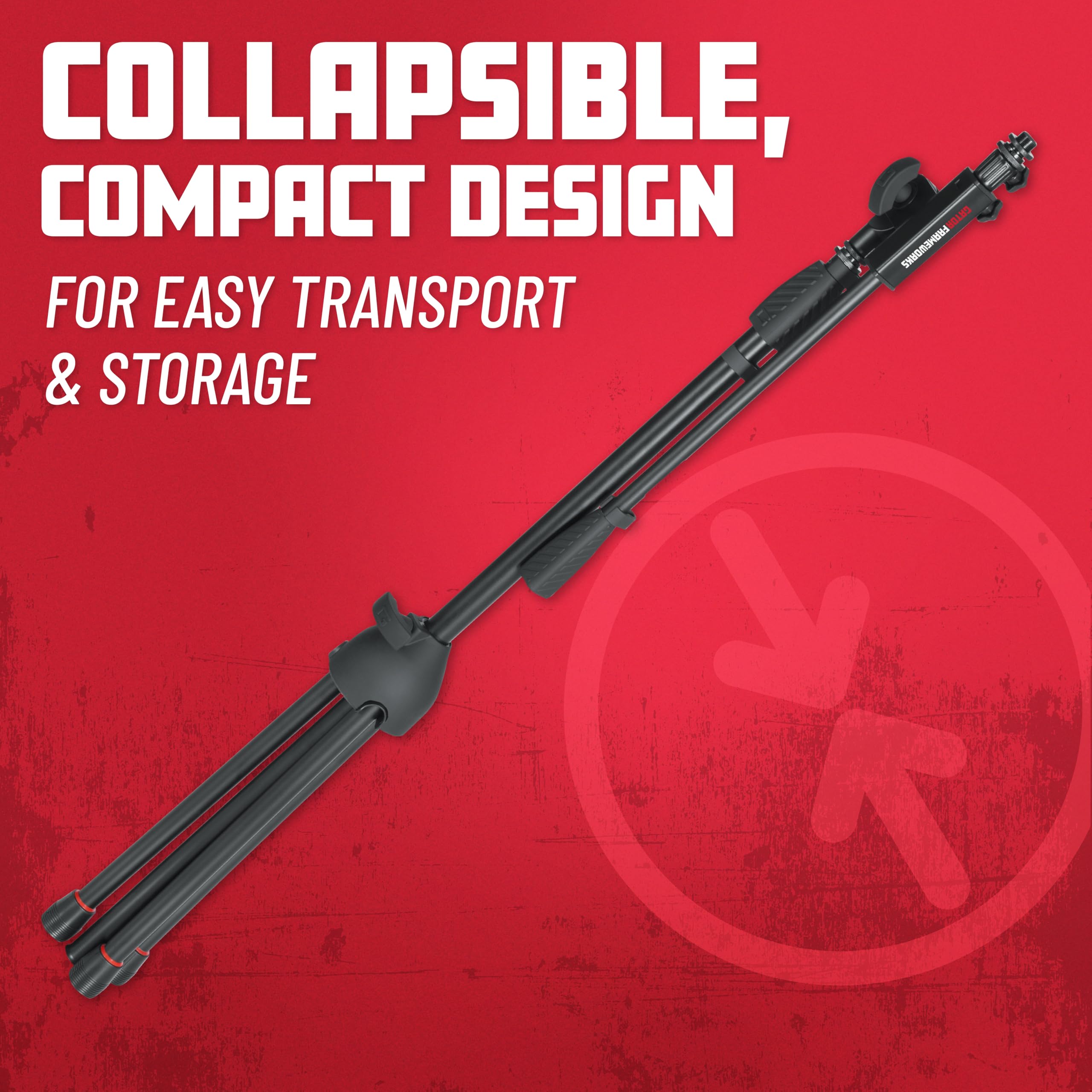 Gator Frameworks GFW-MIC-2020 Mikrofonständer Stativ Galgen schwarz