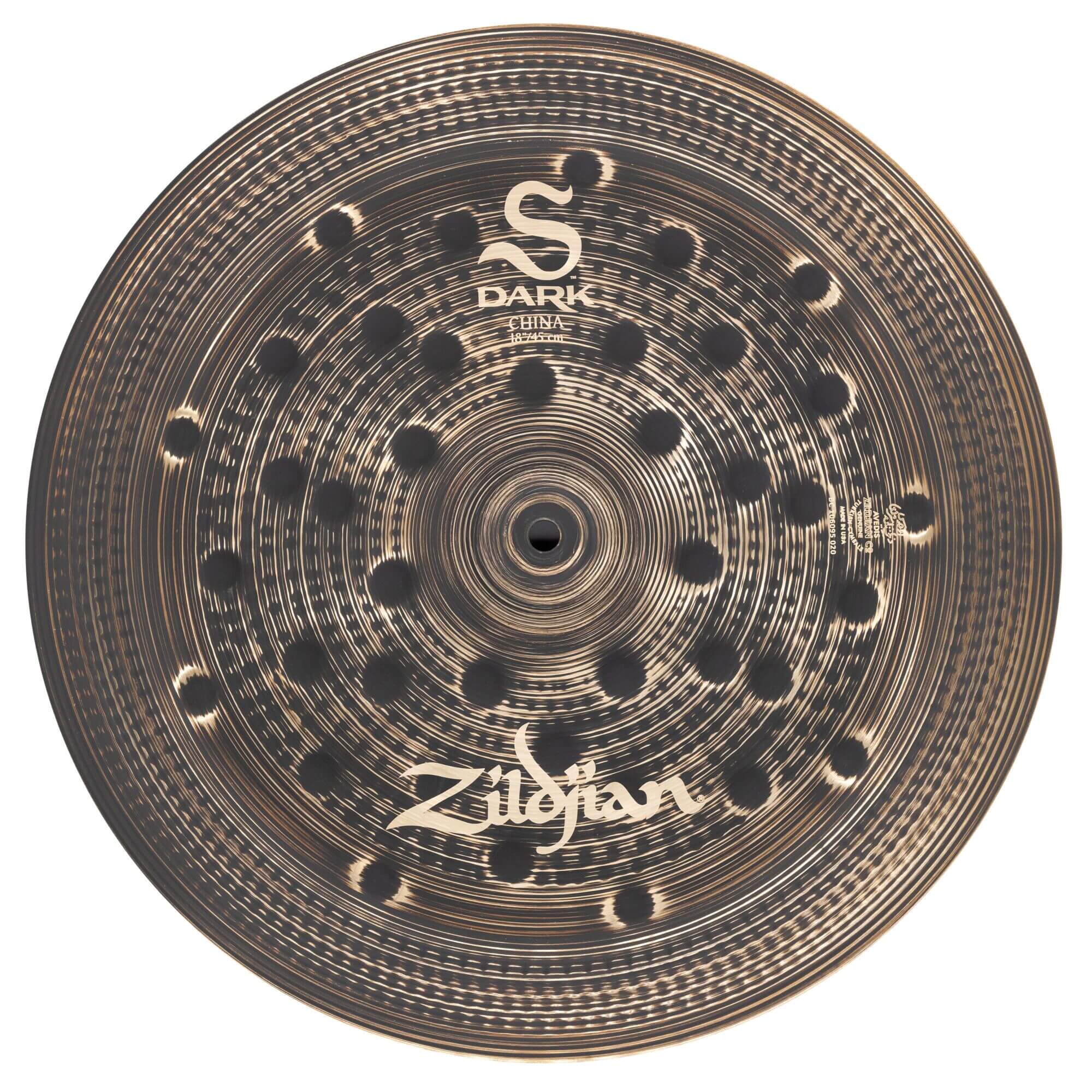 Zildjian S Dark China Becken 18 Zoll Trashy