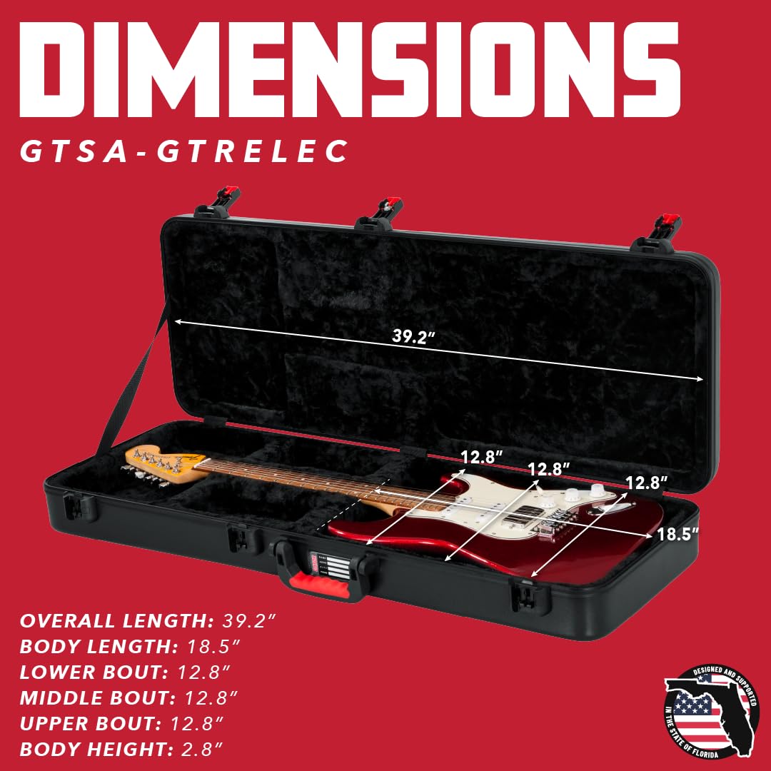 Gator GTSA-GTRELEC E-Gitarrenkoffer Strat Tele TSA schwarz