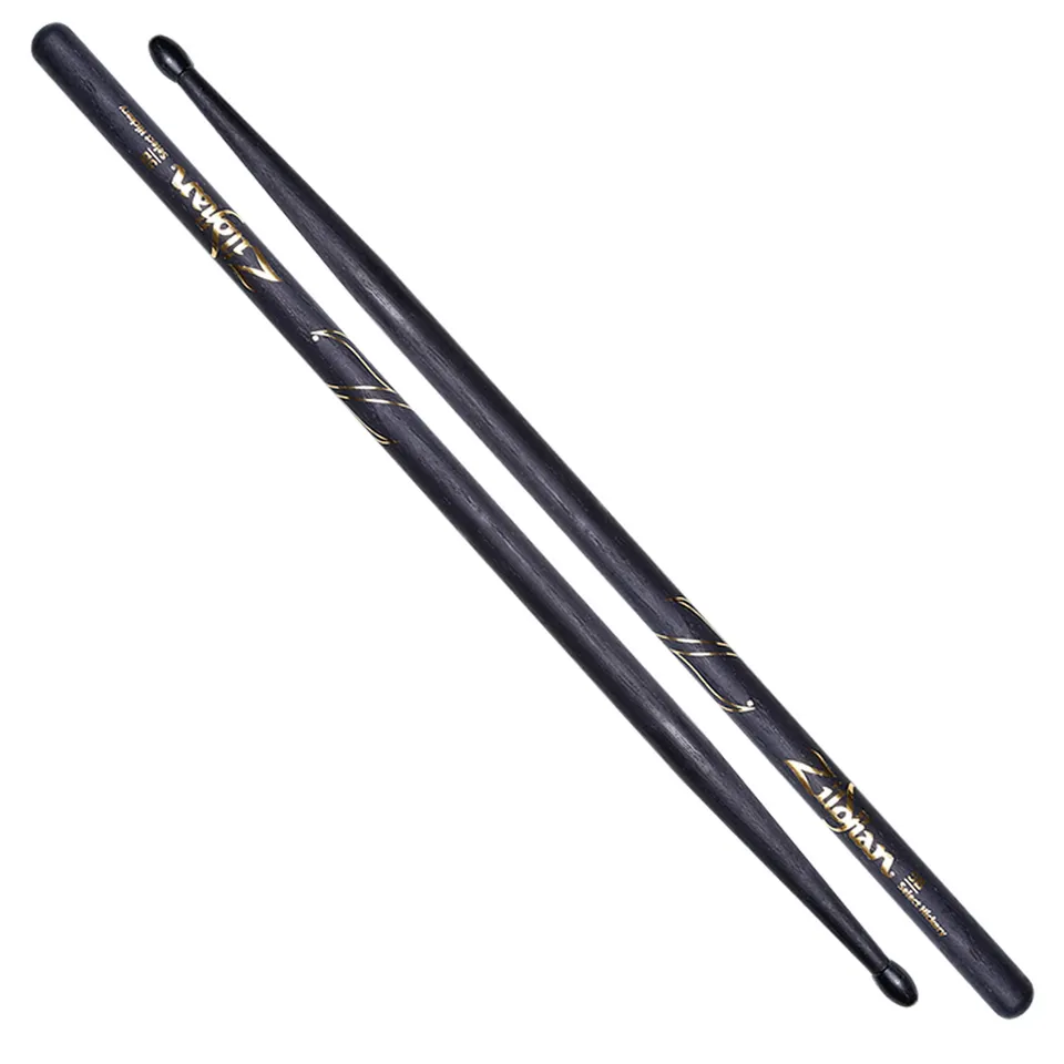 Zildjian 5B Nylon Black Drumsticks Hickory Paar