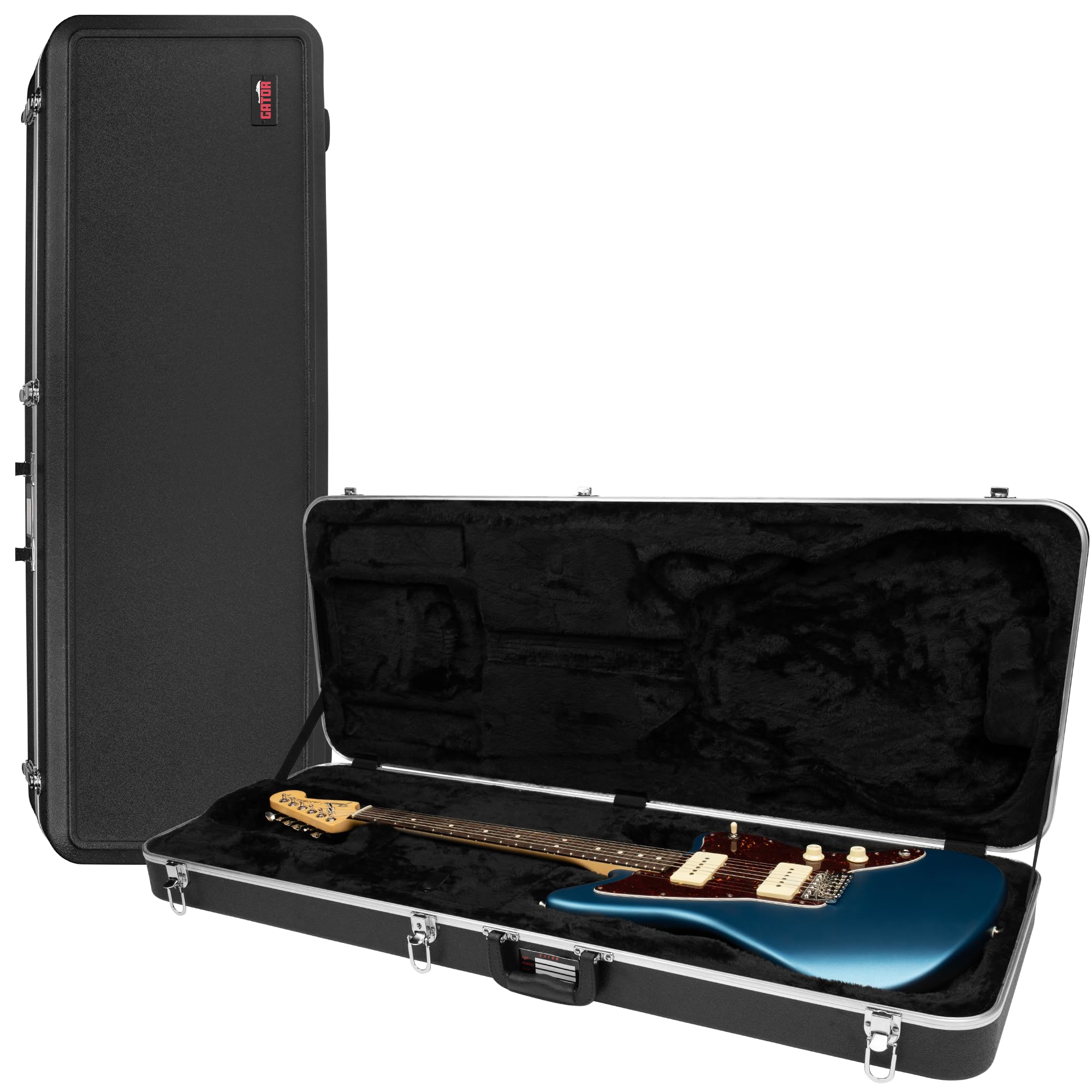 Gator Deluxe GC-JMASTER Jazzmaster Gitarrenkoffer ABS Schwarz