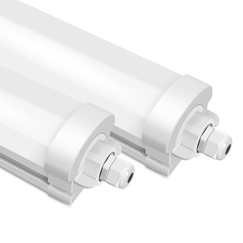 Alusso Recessed Ceiling Light Feuchtraumleuchte 48W 2 Stück