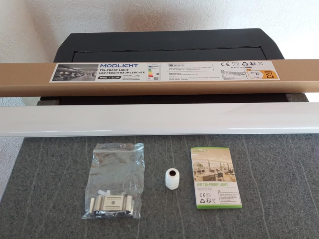 Modlicht LED Feuchtraumleuchte 120CM 36W Weiß IP65