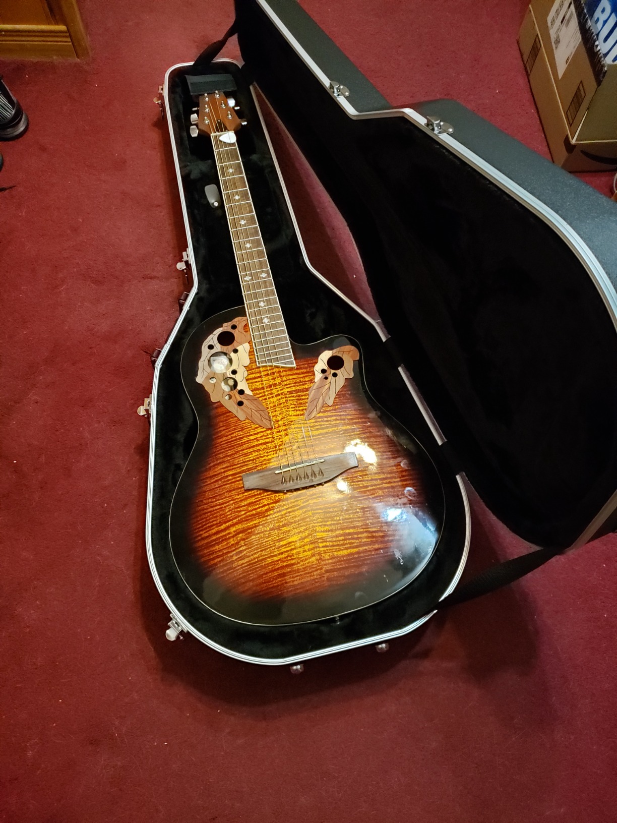 Gator GC-DEEP Bowl Gitarrenkoffer ABS Ovation schwarz