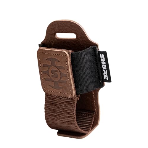 Shure by Gator SH-BODYPACK-PBN-L Taschensender-Tasche Braun Leder