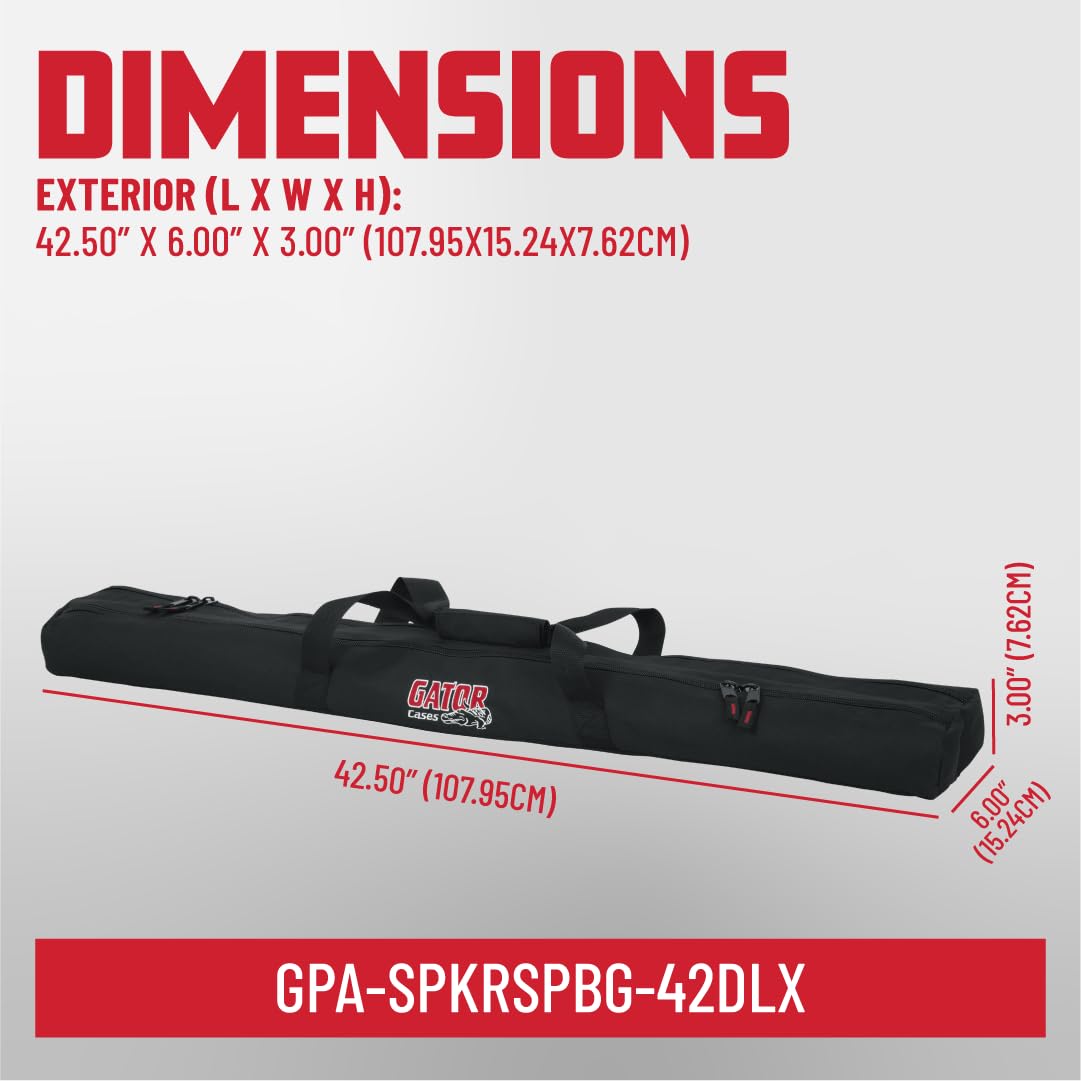 Gator GPA-SPKRSPBG-42DLX Subwoofer-Tasche 42 Zoll Nylon