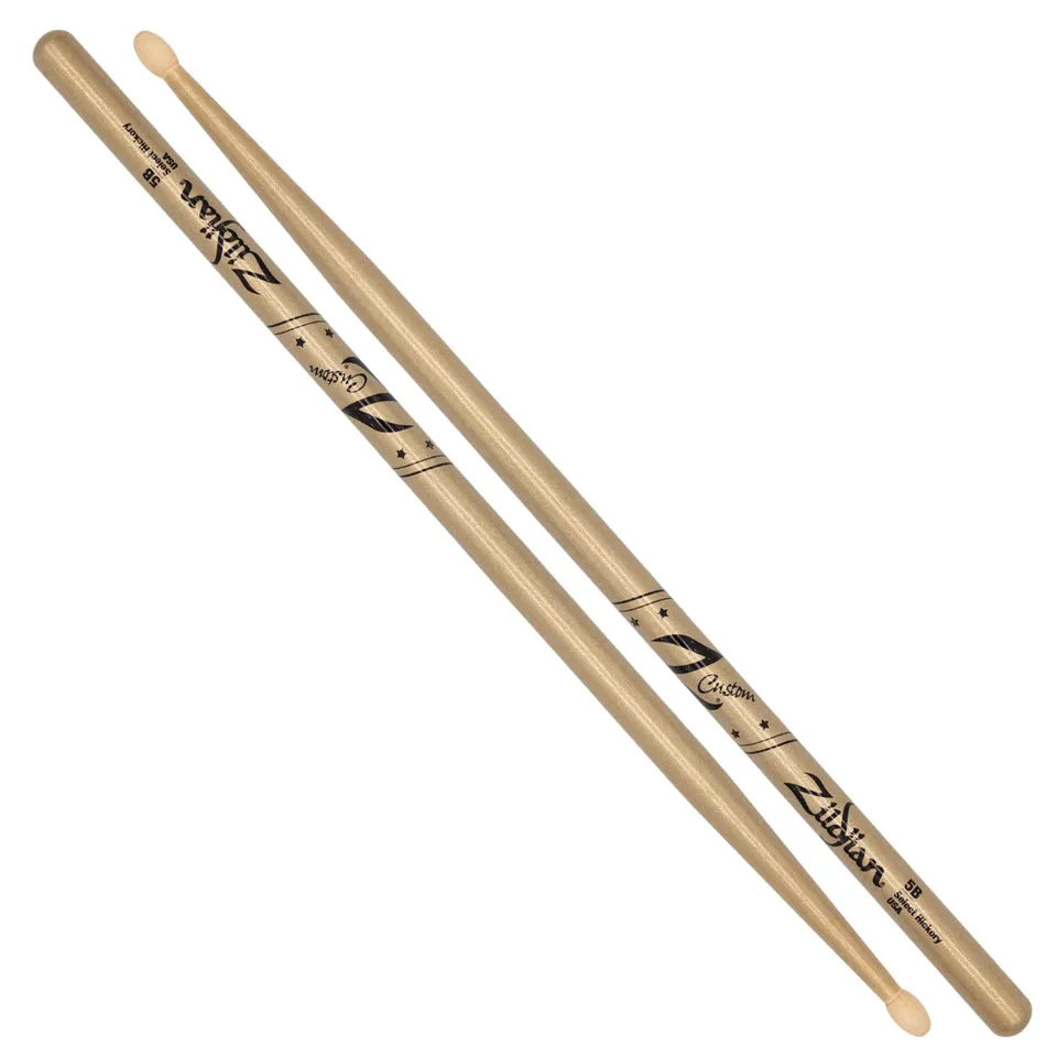 Zildjian Z Custom 5B Gold Chroma Drumsticks Holzspitze