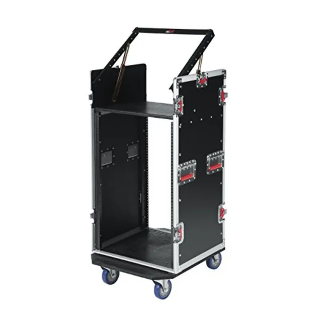 Gator Racks G-TOUR 10X16 PU Konsolen Rack 10U+16U Holz