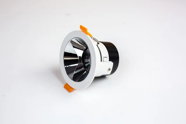 Alusso LED Blendschutz Downlight Weiß Silber 6er Set
