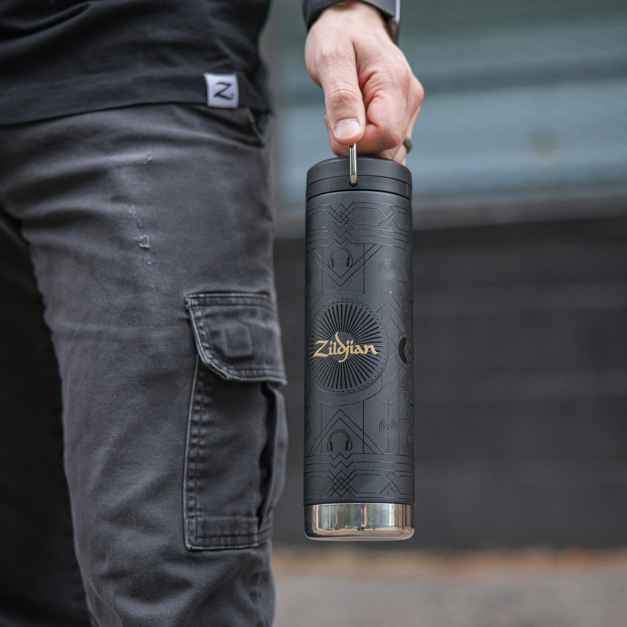 Zildjian Klean Kanteen Trinkflasche 20oz schwarz matt