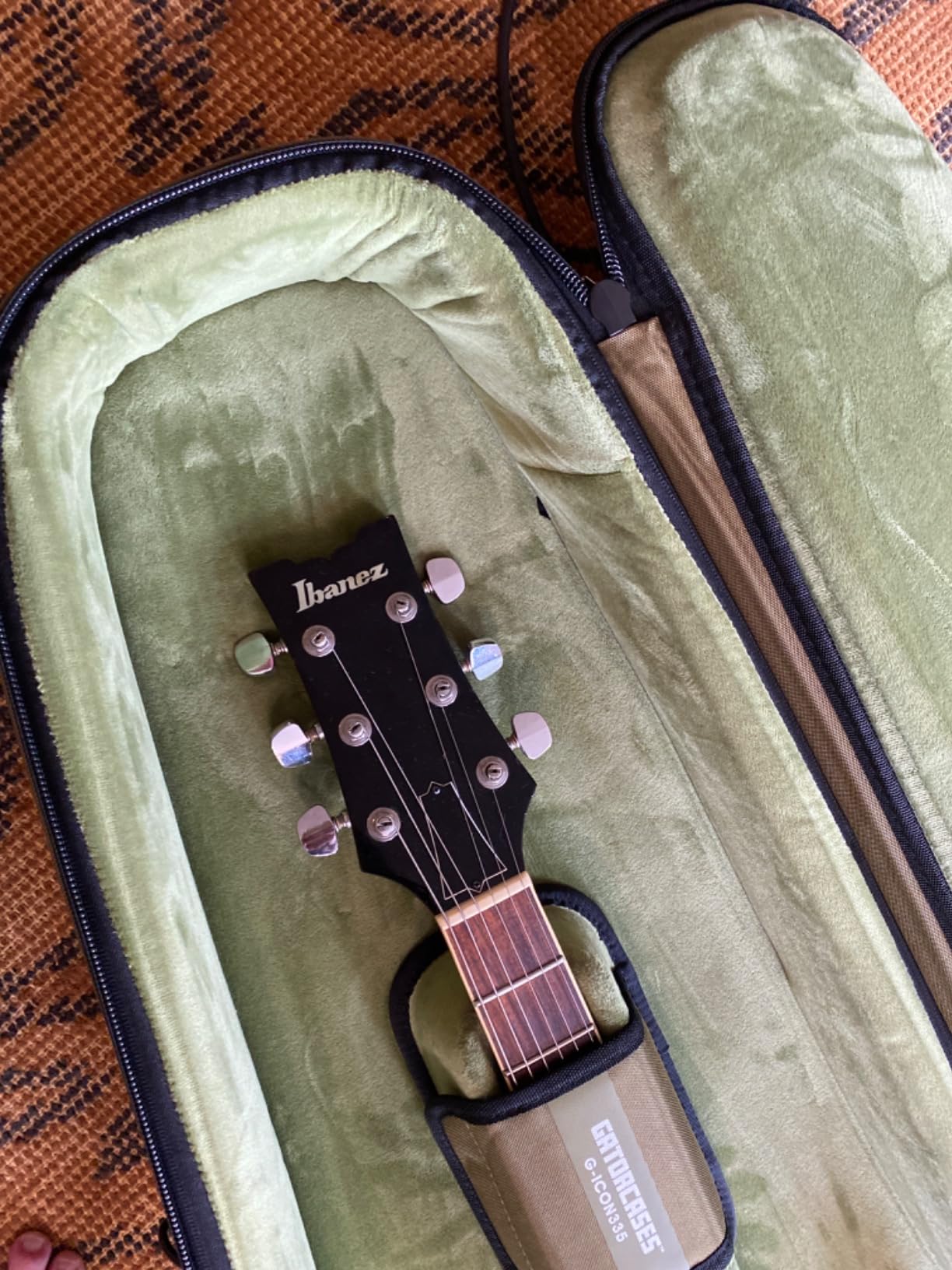 Gator ICON Gigbag 335 Style Gitarre grau wasserabweisend