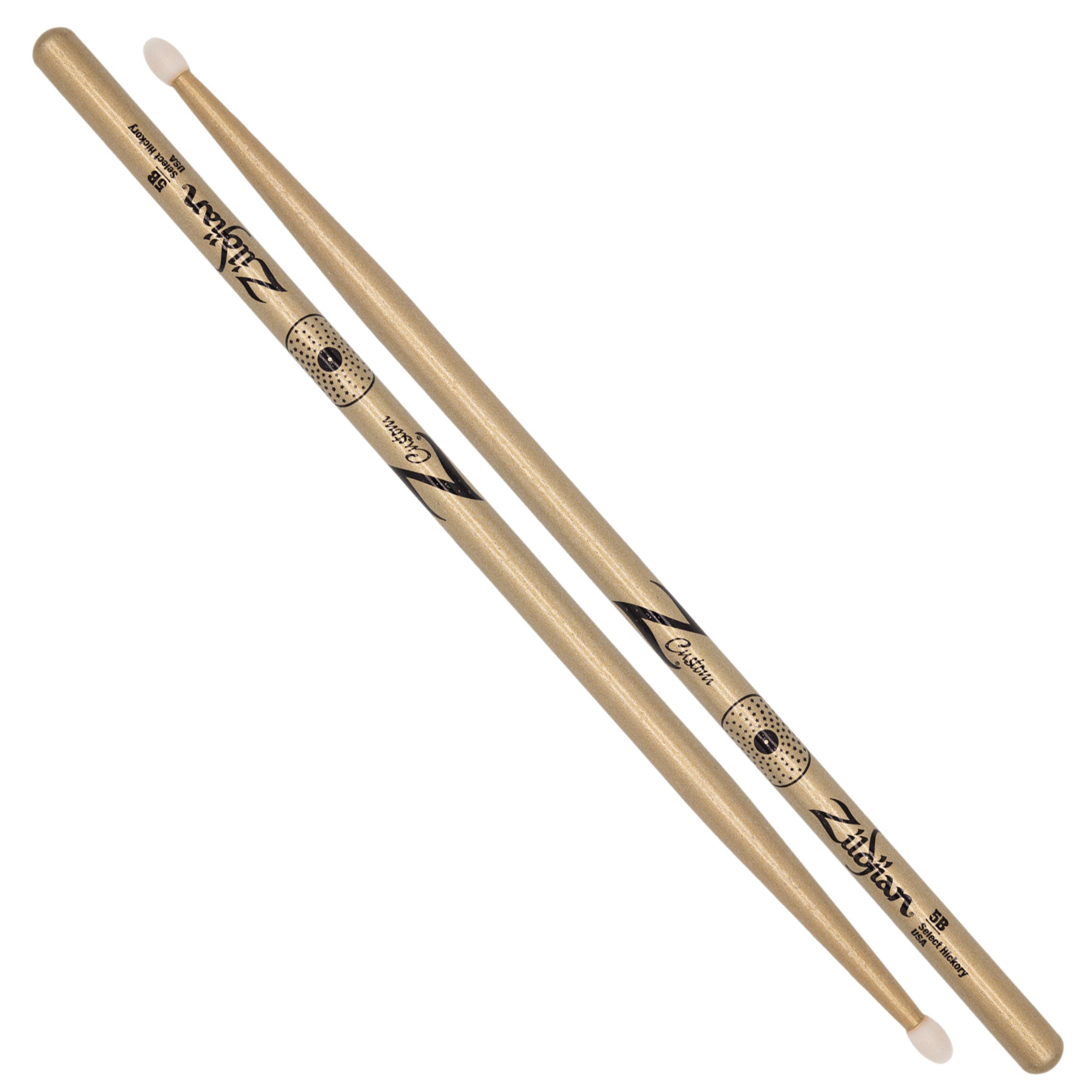 Zildjian Z Custom LE Drumsticks 5B Gold Chroma Nylon