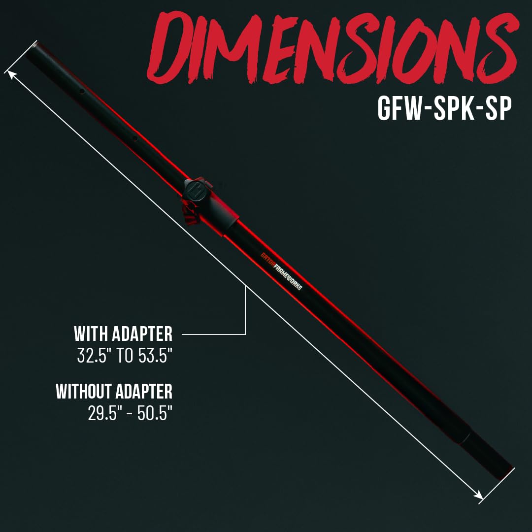 Gator GFW-SPK-SP Distanzstange Subwoofer Stahl verstellbar