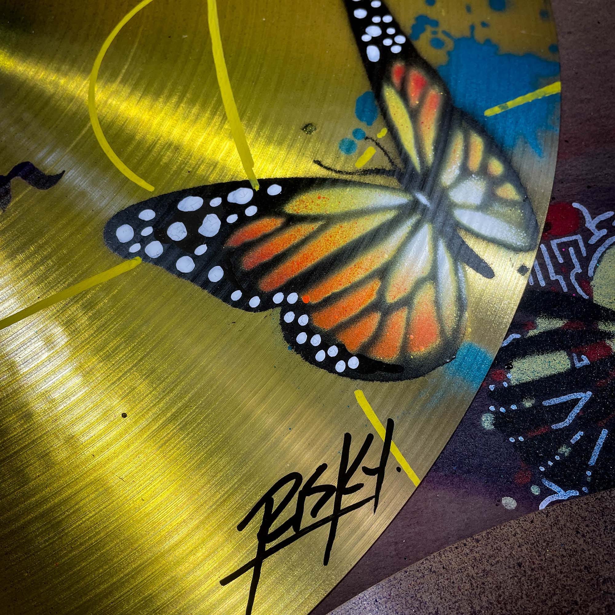 Zildjian X Risk Cymbal Print Bild limitiert gerahmt