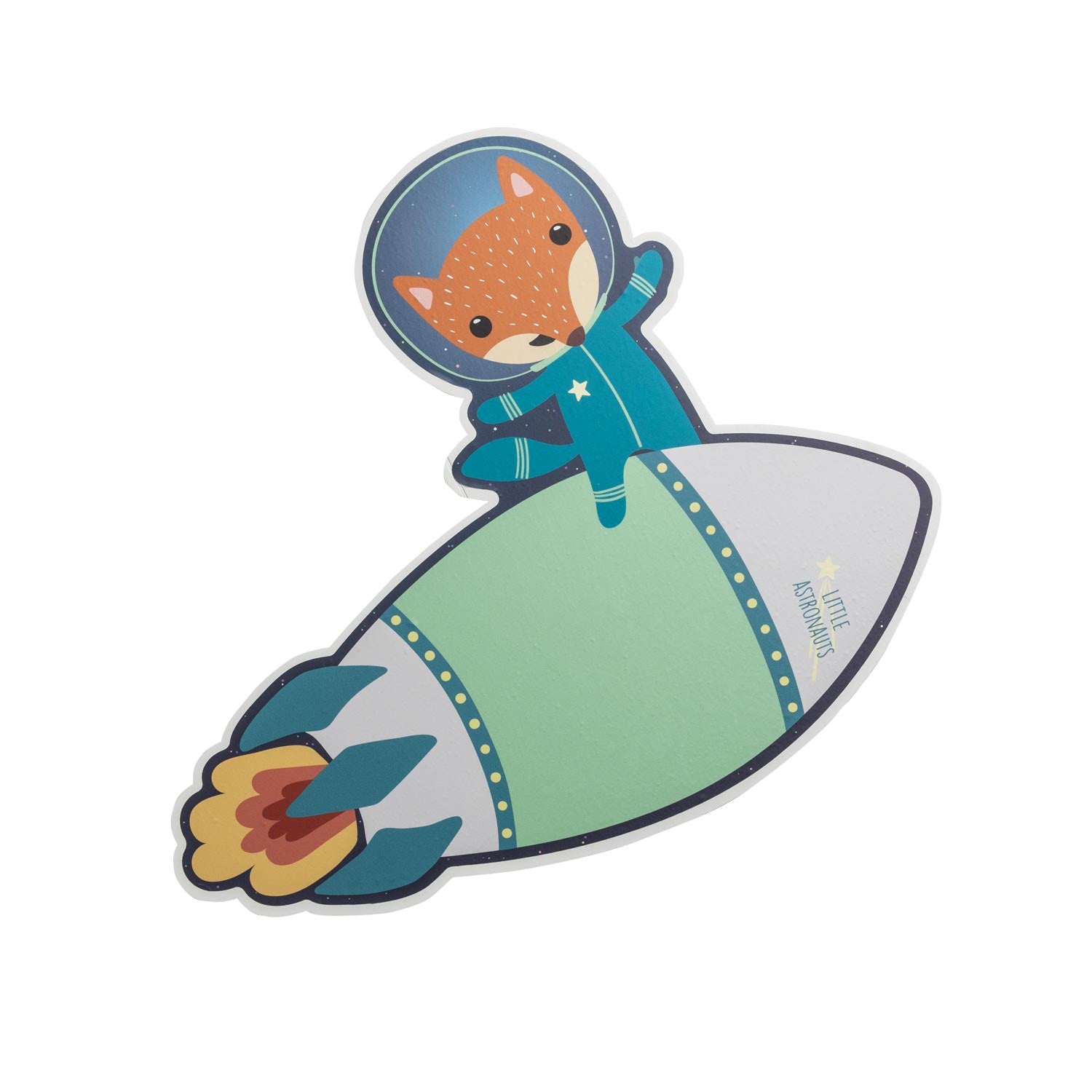 Elobra Living Little Astronauts Fuchs Rakete Wandleuchte Kinder