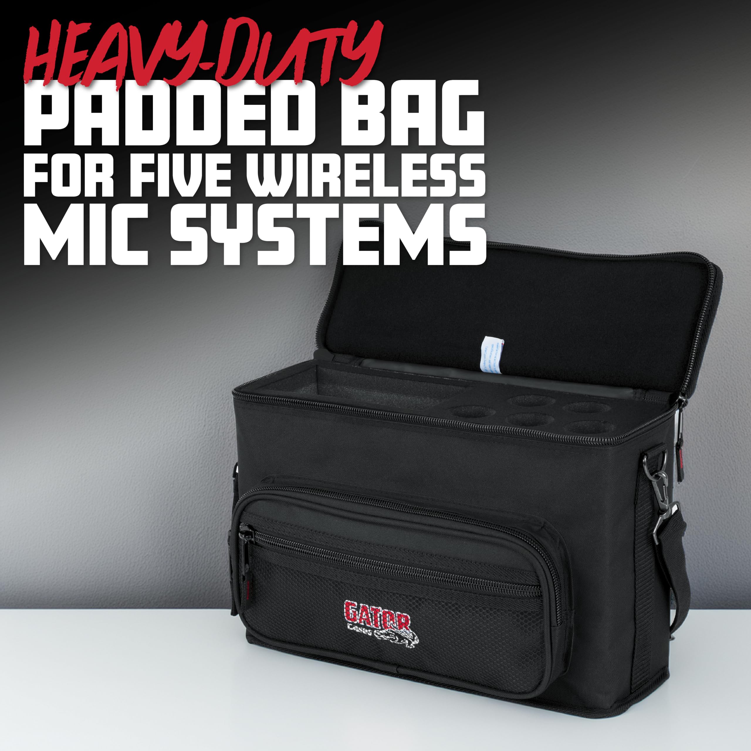 Gator GM-5W Mikrofontasche 5x Wireless schwarz
