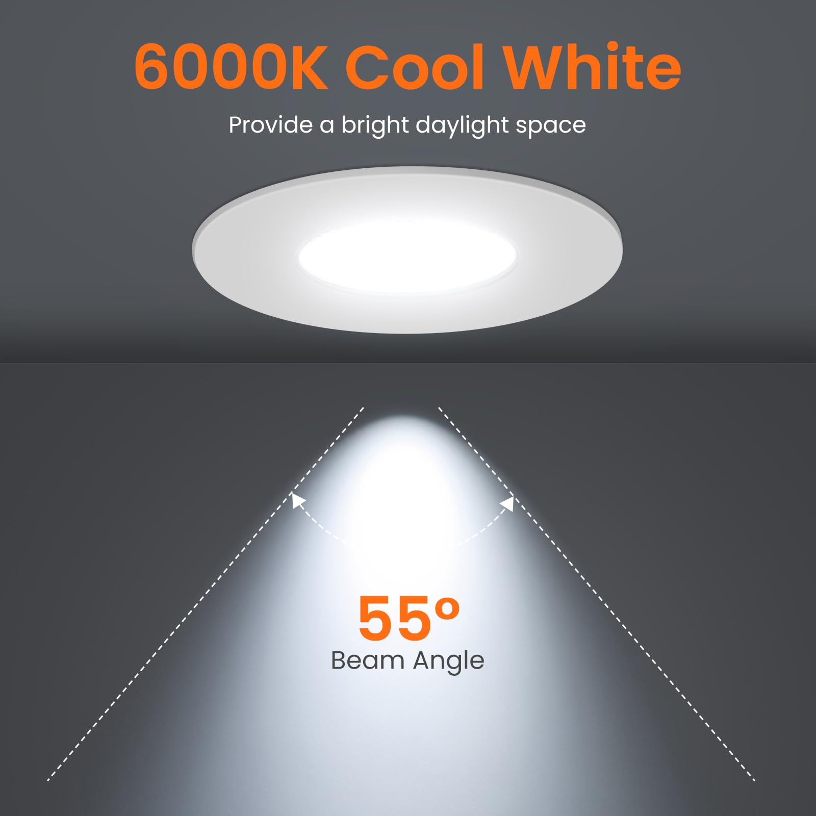Alusso Recessed Ceiling Light Einbaustrahler 5W 6er 6000K IP44