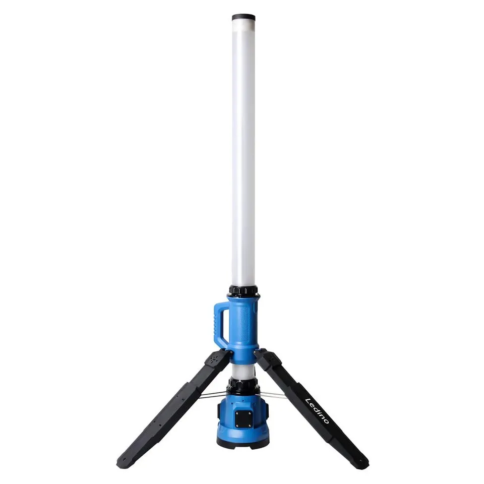 Ledino Charlottenburg Hybrid Baulampe 5400 lm dimmbar Akku Netz