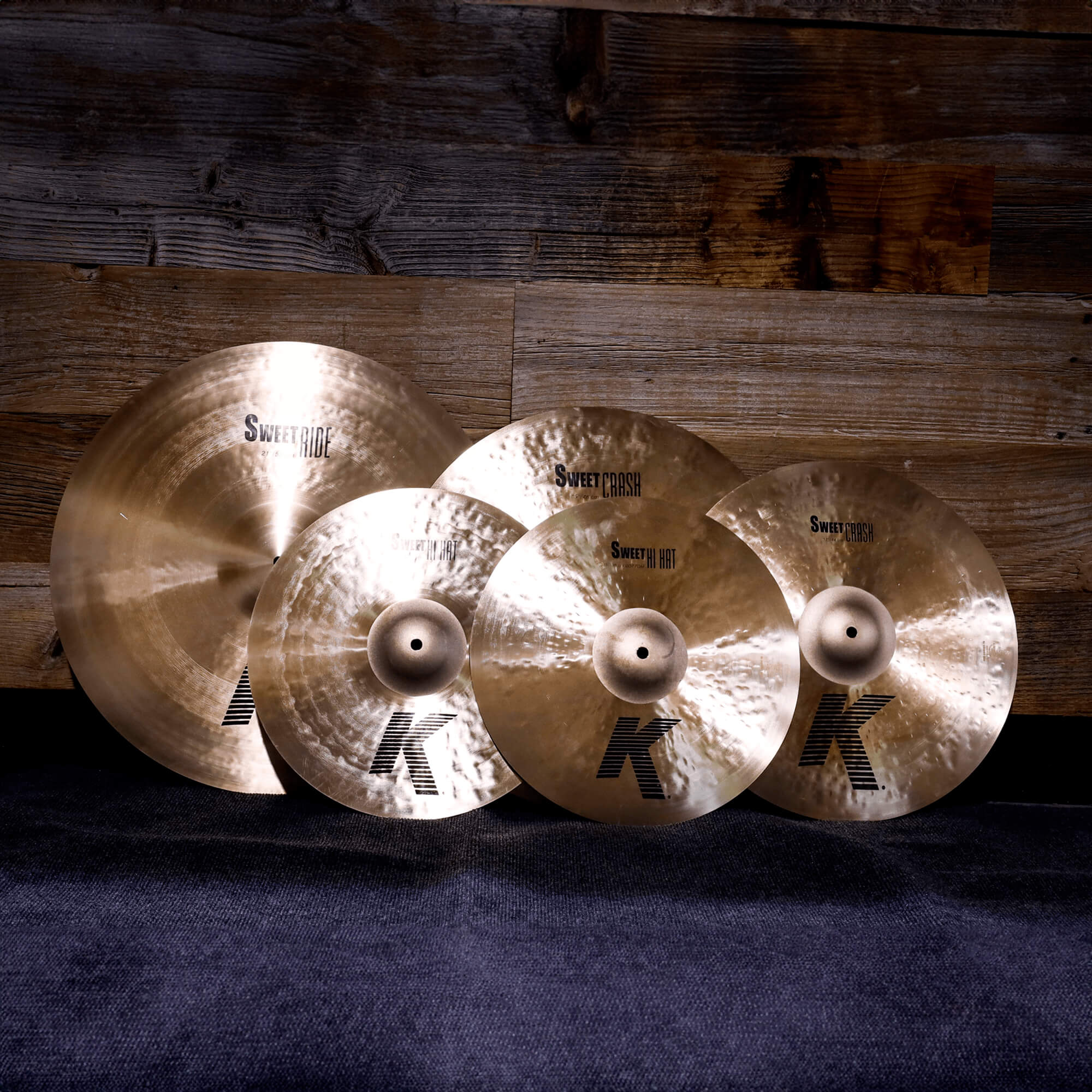Zildjian K Sweet Becken Set 15/17/19/21 K