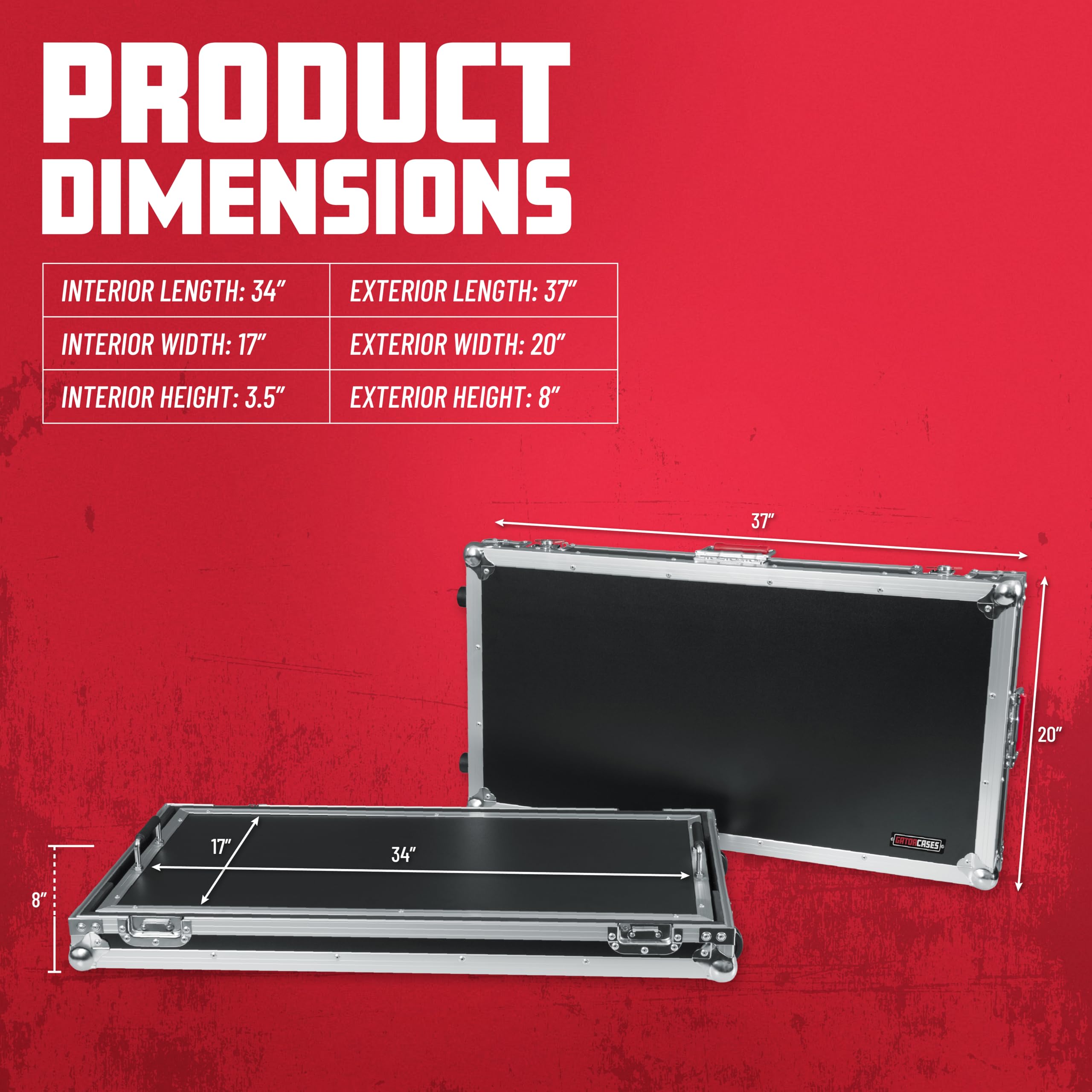 Gator G-Tour G-TOUR PEDALBOARD-XLGW Pedalboard-Case 86x43 cm