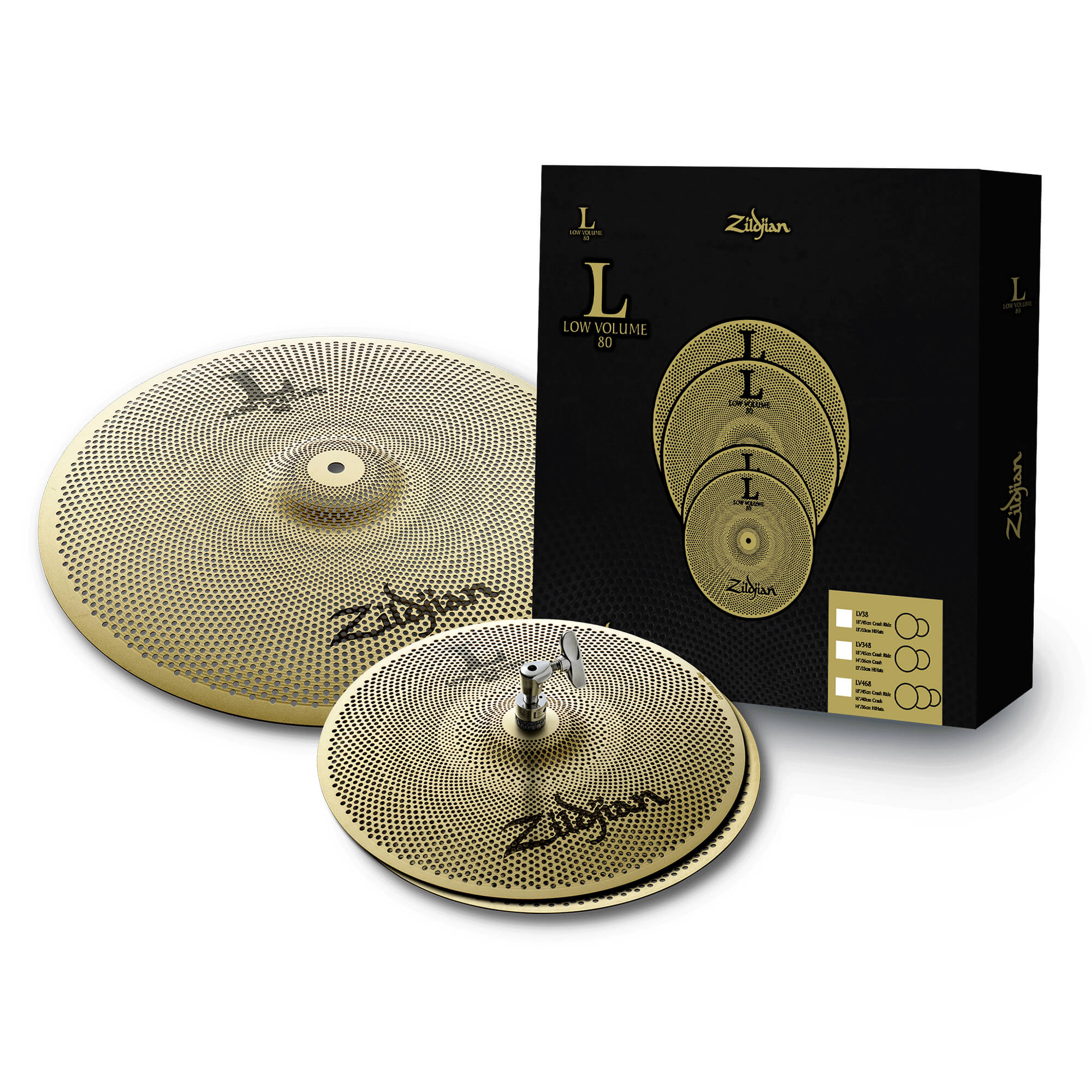 Zildjian L80 Low Volume Becken Set 13/18 leise