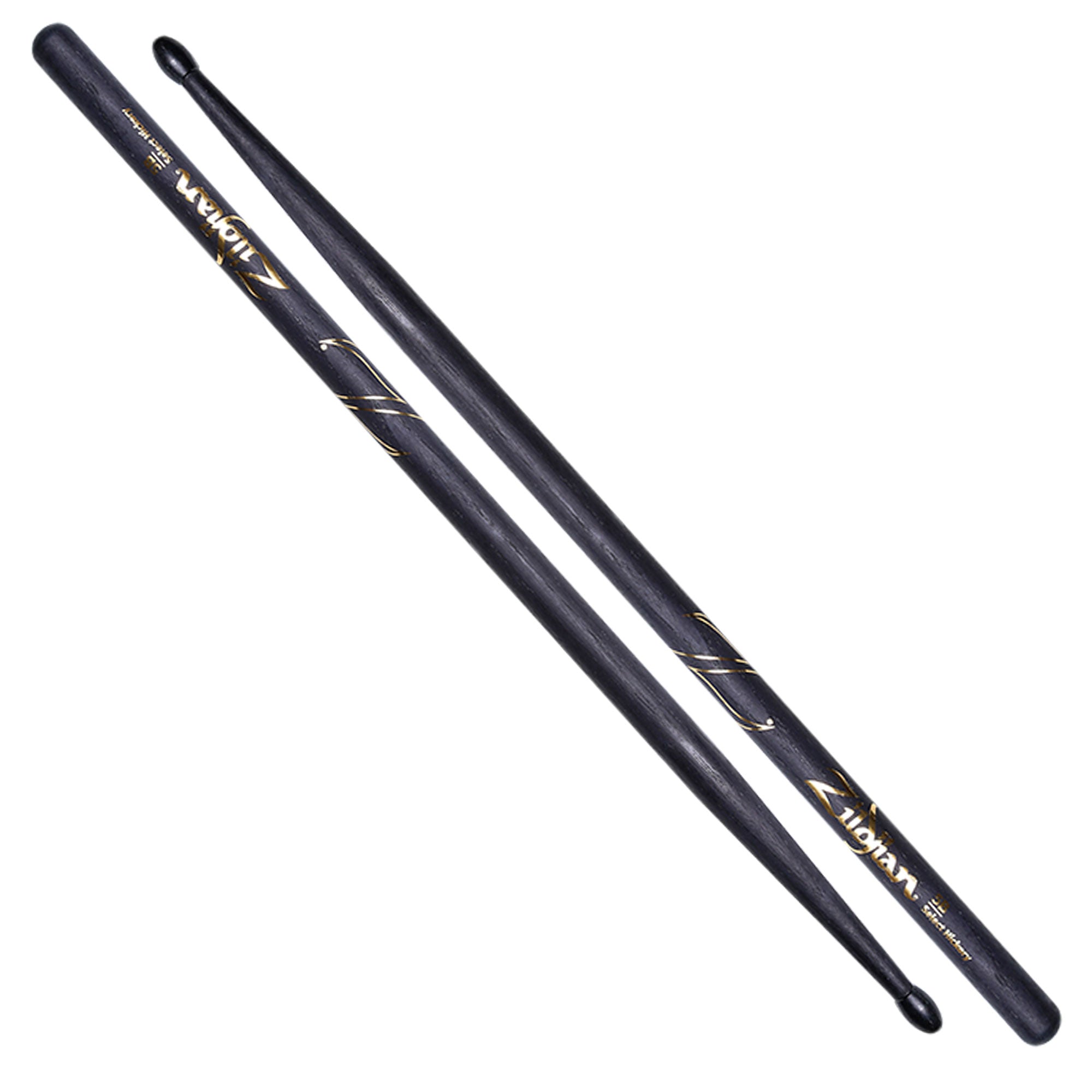 Zildjian 5B Nylon Black Drumsticks Hickory Paar