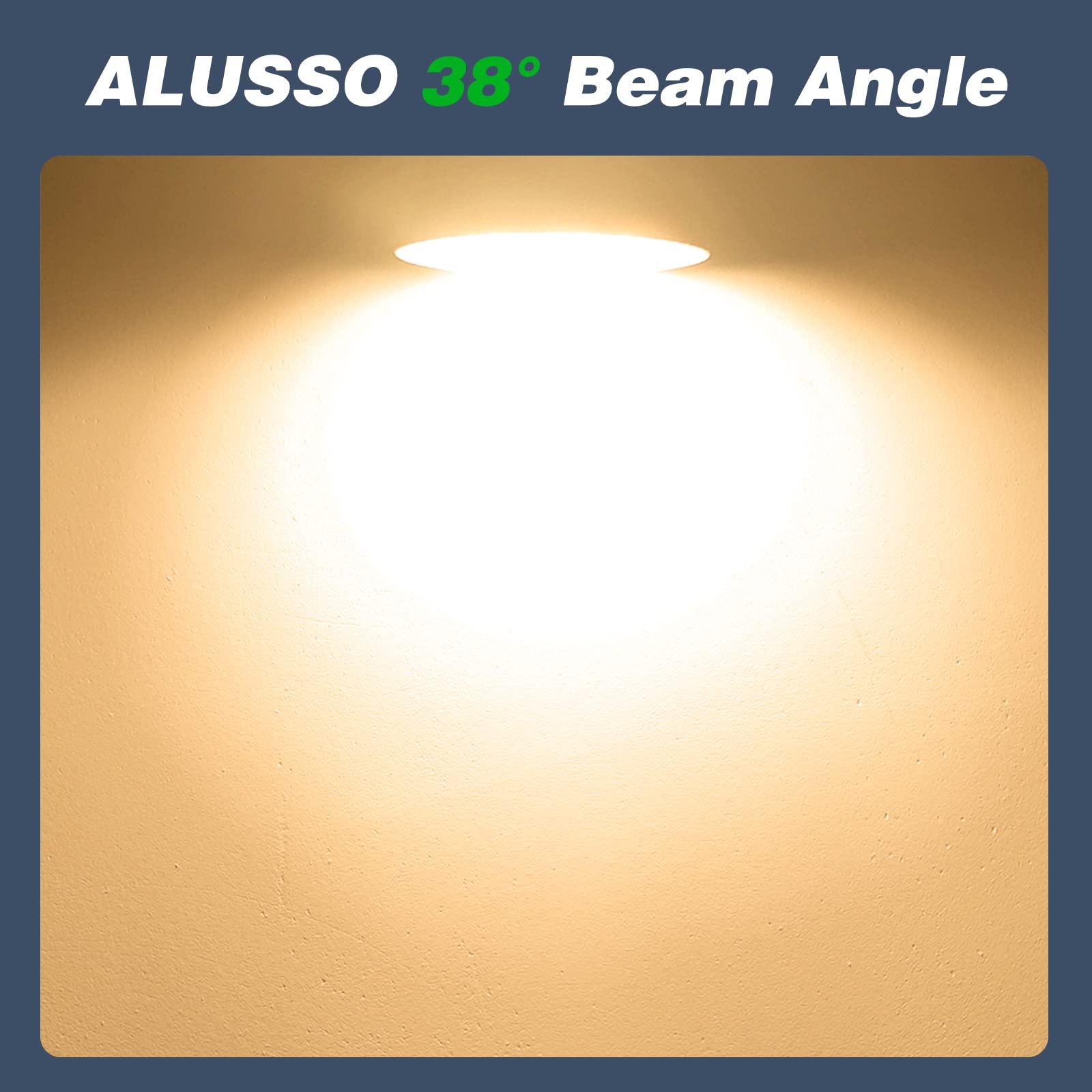 Alusso Bulb GU10 LED 7W Warmweiß 3000K 10 Stück