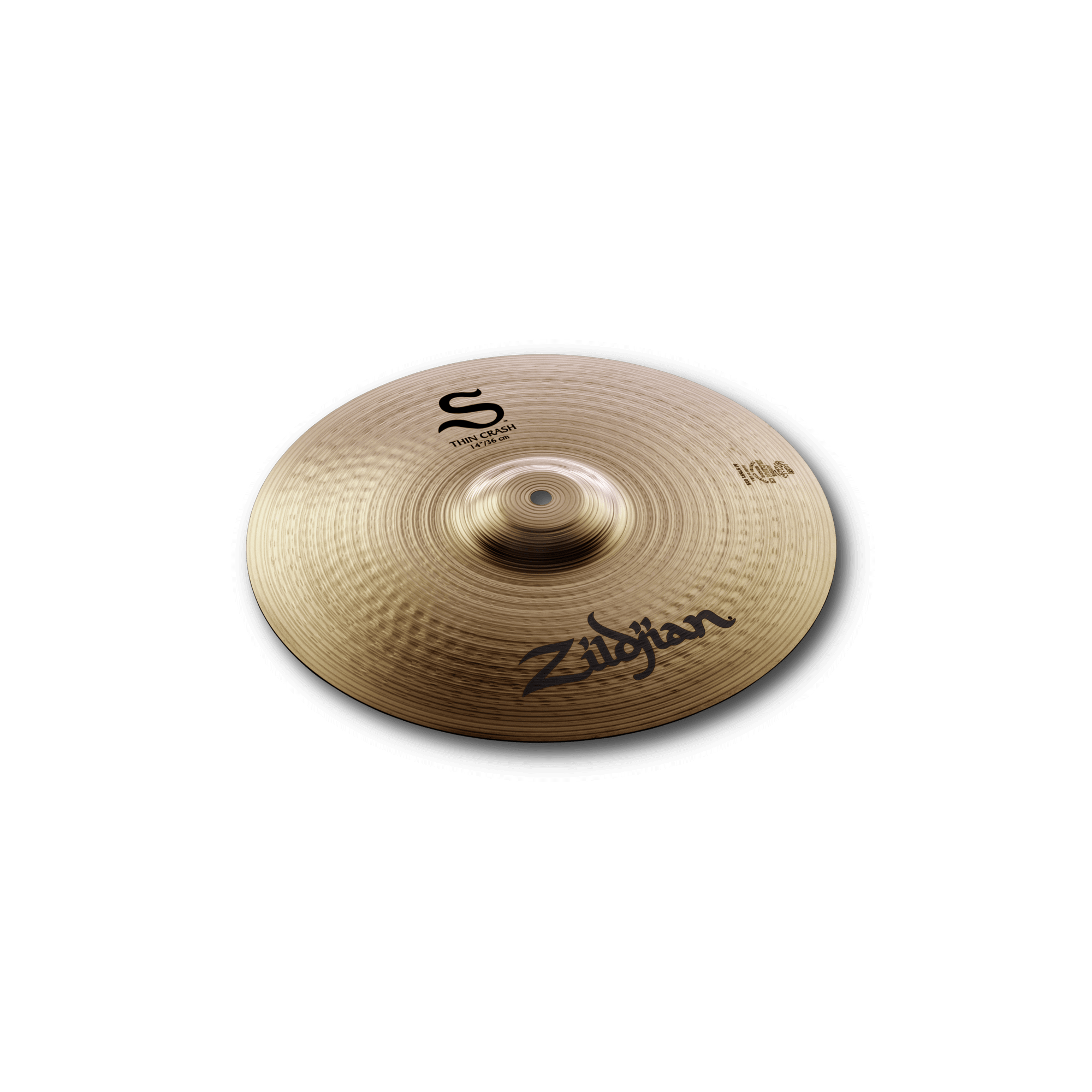Zildjian S Family S Thin Crash Becken 16 Zoll hell
