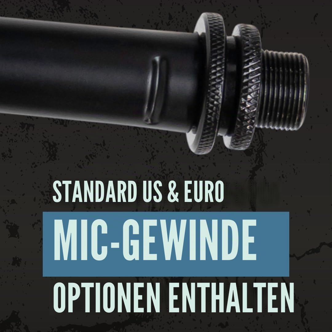 Shure by Gator SH-DESKTOP2 Tisch-Mikrofonständer Schwarz