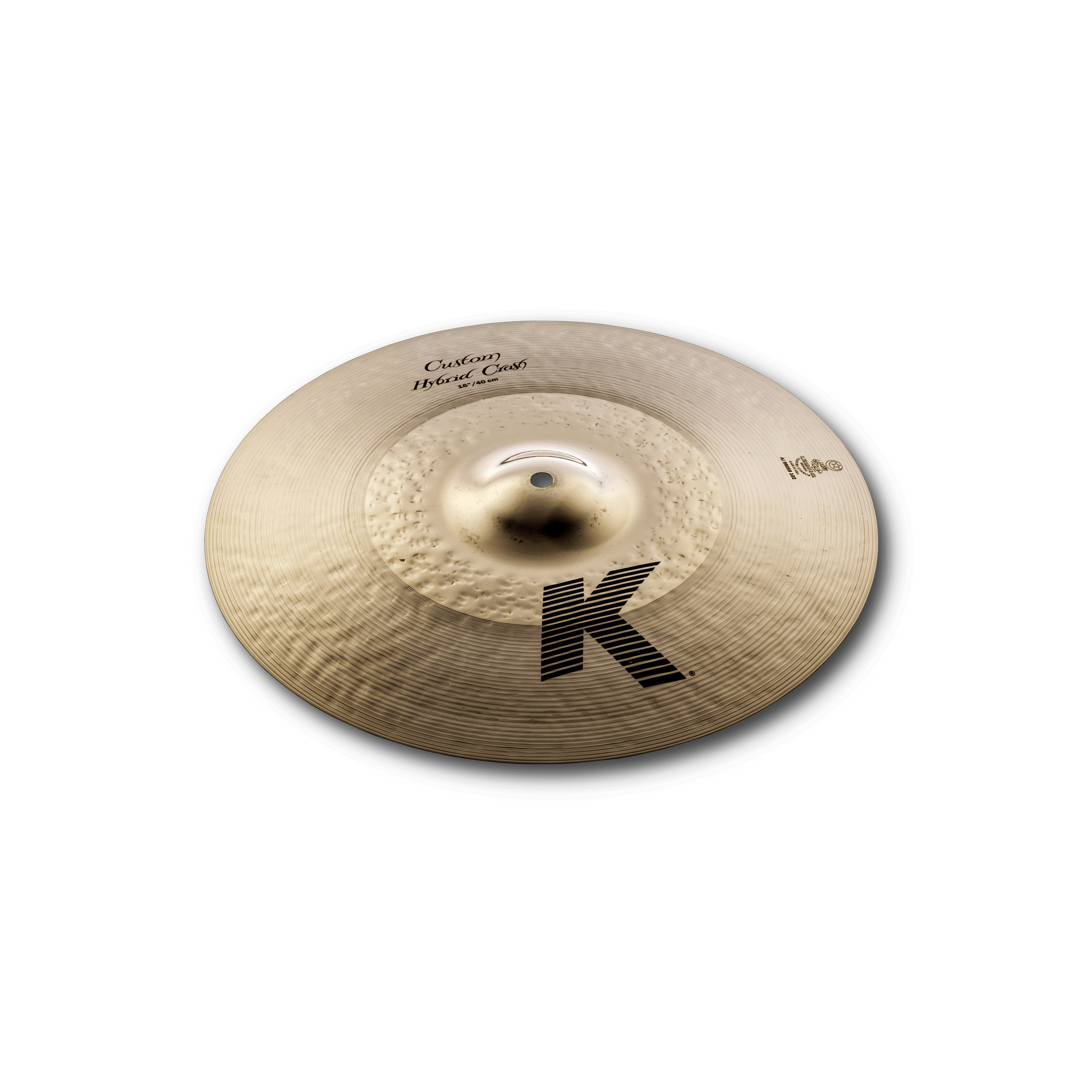 Zildjian K Custom Hybrid Crash Becken 17 Zoll dunkel brillant