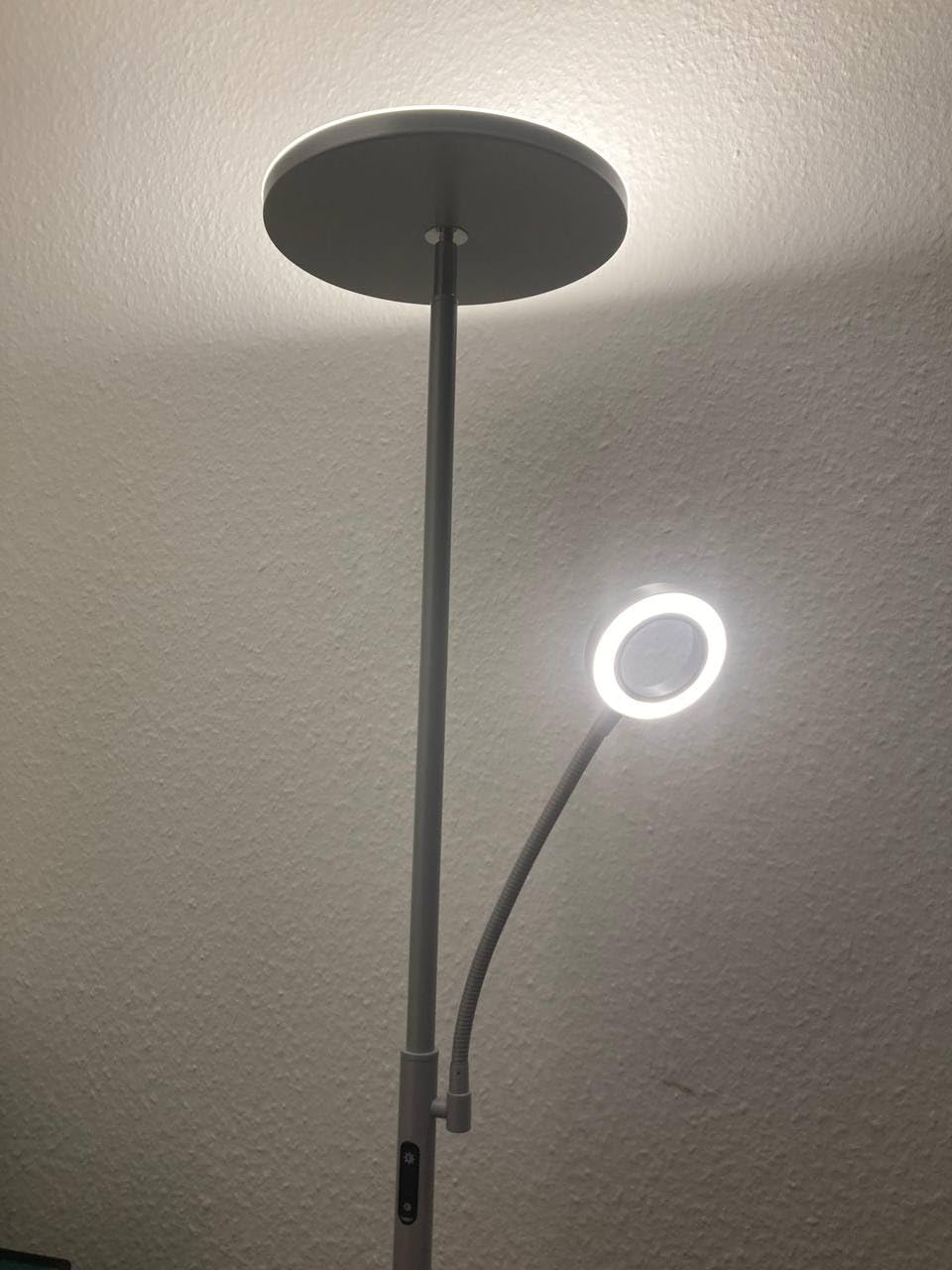 Modlicht Stehlampe dimmbar 4200LM Schwarz mit Fernbedienung