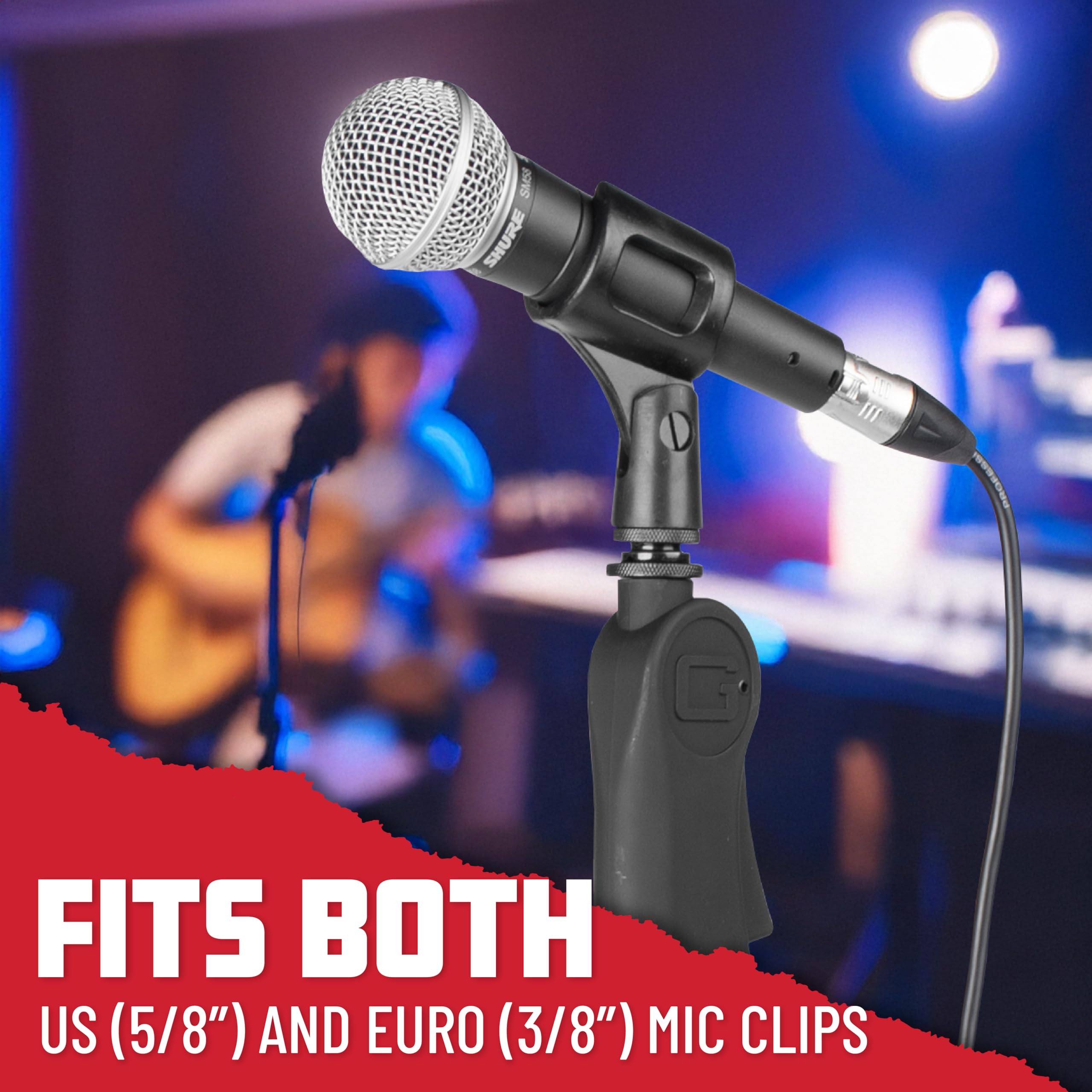 Gator Microphones GFW-MIC-1201 Mikrofonständer Rundsockel