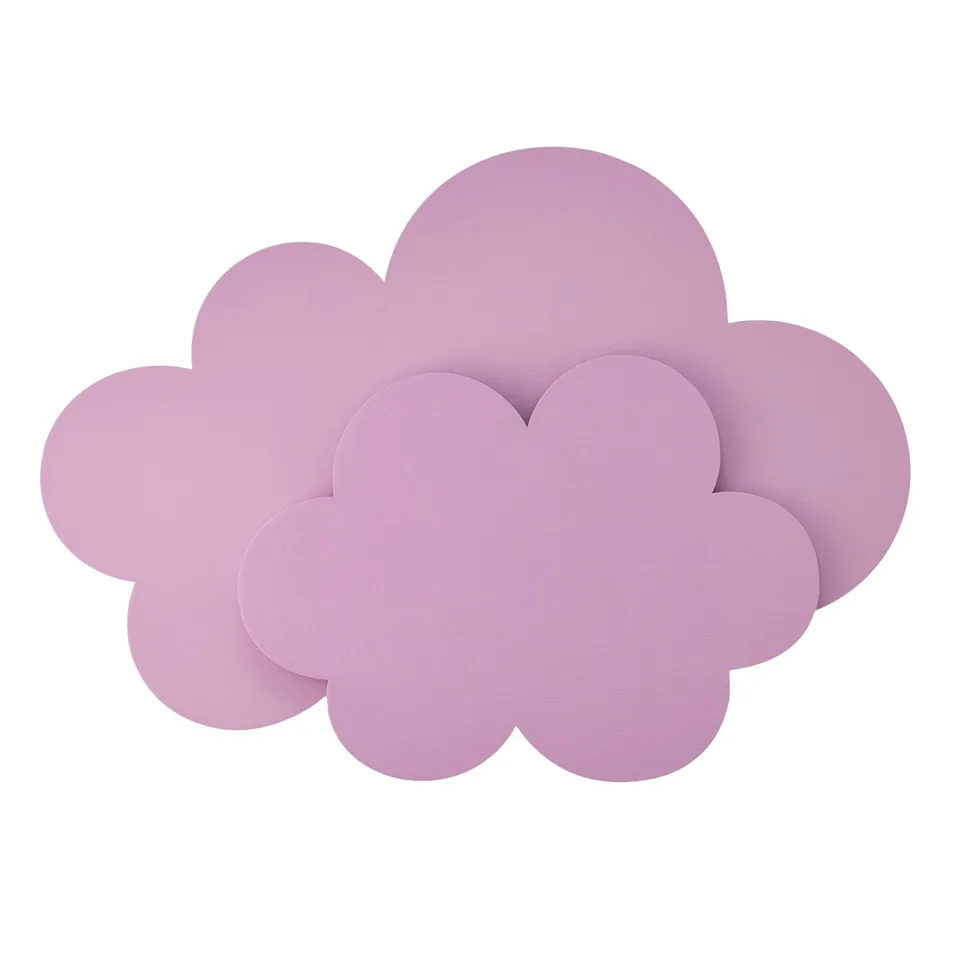 Elobra Living Wölkchen LED Wandleuchte rosa 35cm