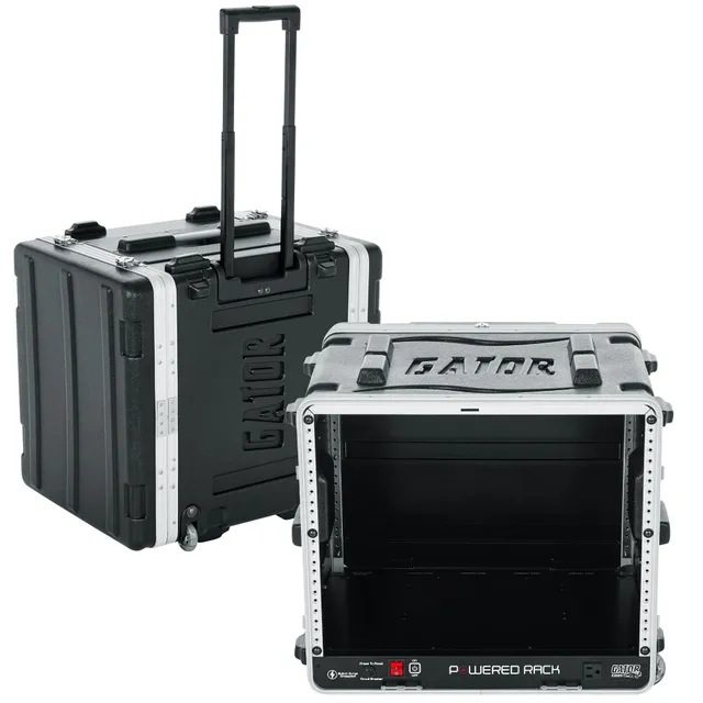 Gator Racks GRR-8PL-US Rack-Case 8U mit Rollen Powered