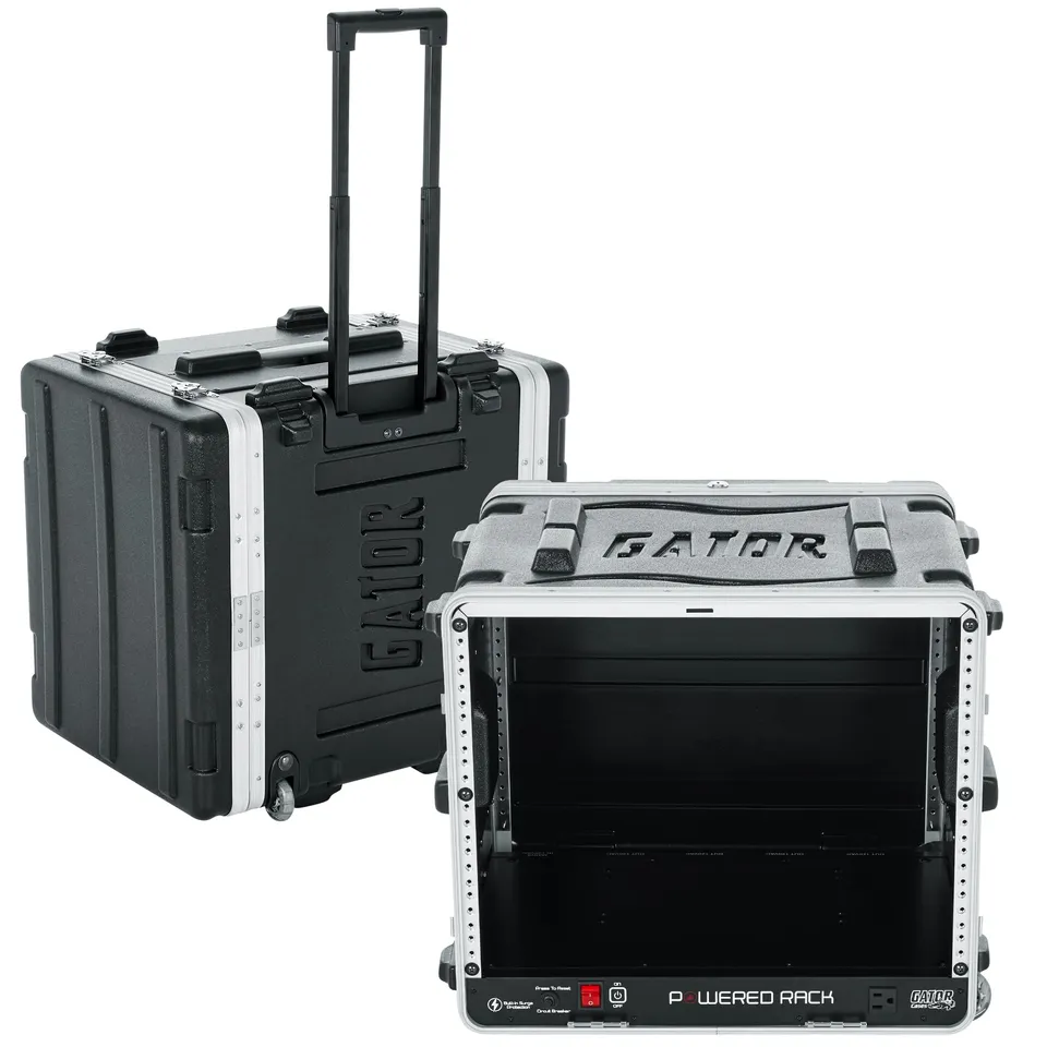 Gator Racks GRR-8PL-US Rack-Case 8U mit Rollen Powered