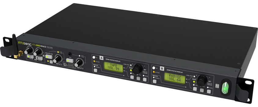 INTUSONIC INTUGRID HMA72 Zonenmixer 2-Zonen Audio Matrix