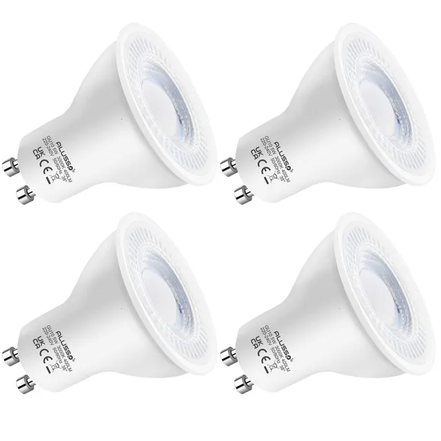 Alusso Bulb GU10 LED 7W Warmweiß 3000K 10 Stück
