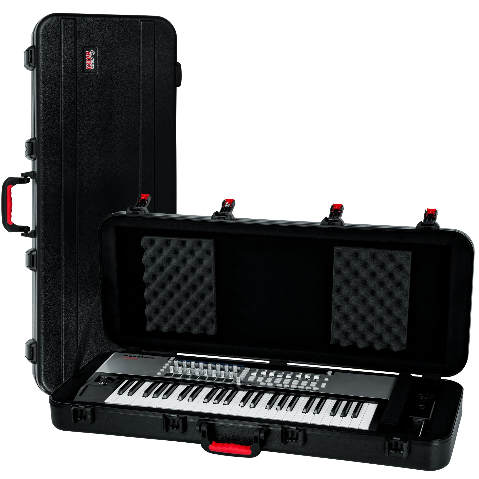 Gator GTSA-KEY49 Flight Case 49 Tasten Keyboard mit Rollen