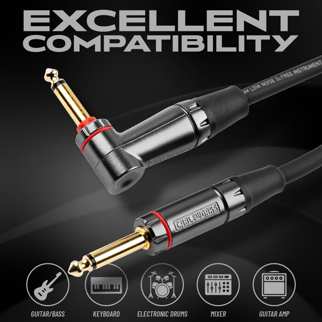 Gator Cableworks Headliner Instrumentenkabel 6 m Winkel