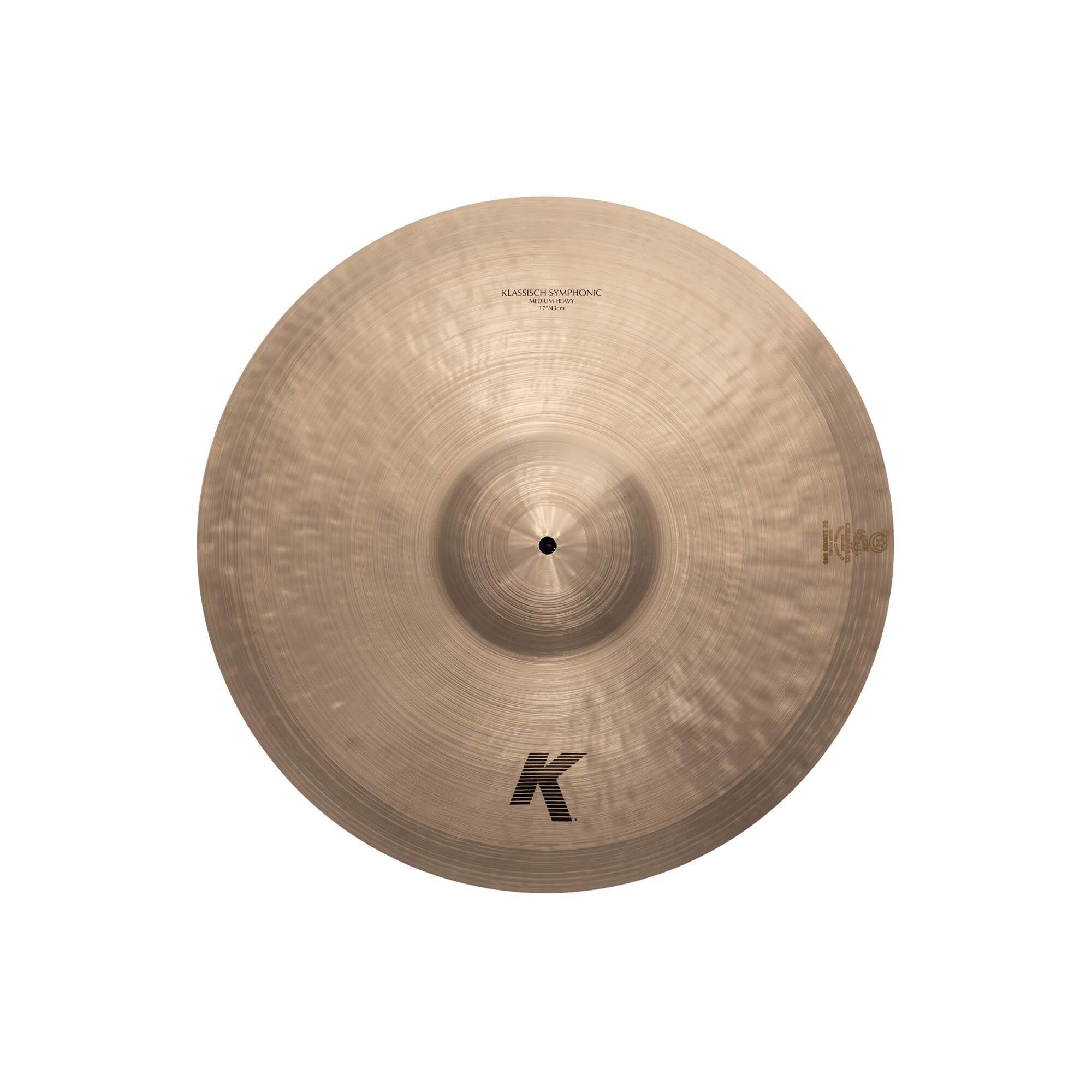 Zildjian K Klassisch 18 Becken Paar Medium Heavy Orchester