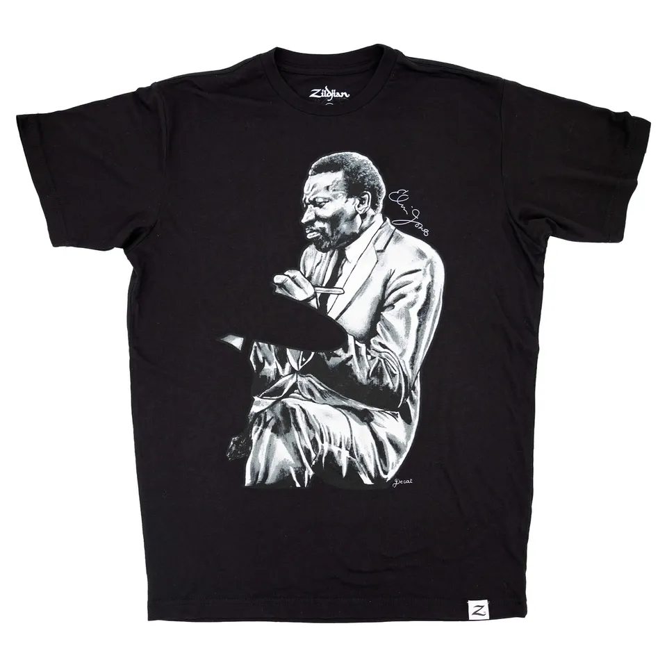 Zildjian Legends Elvin Jones T-Shirt Schwarz Unisex