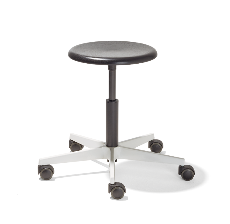 Richard Lampert Mr. Round Drehhocker Eiche höhenverstellbar