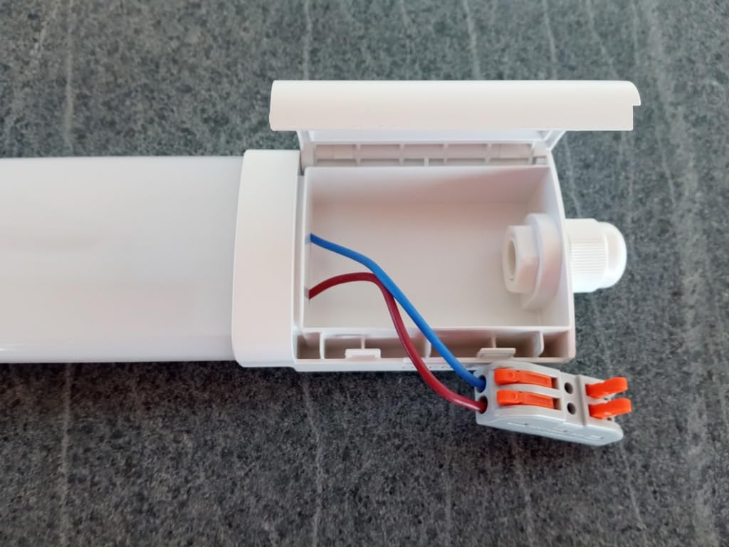 Modlicht LED Feuchtraumleuchte 120CM 36W Weiß IP65