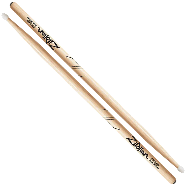 Zildjian 7A Anti-Vibe Drumsticks Nylon-Tip Holz