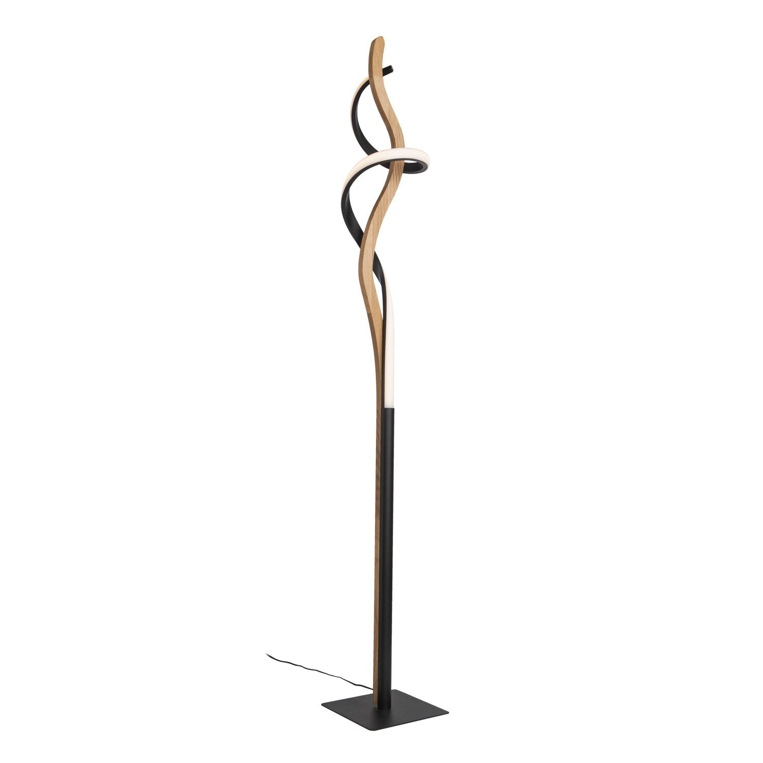 Elobra Living Argentina Stehleuchte Eiche 150 cm dimmbar