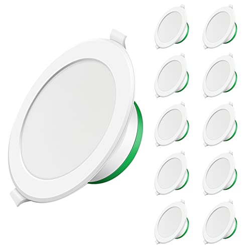 ALUSSO Einbauleuchte 10W 5700K IP44 10 Stück Weiß