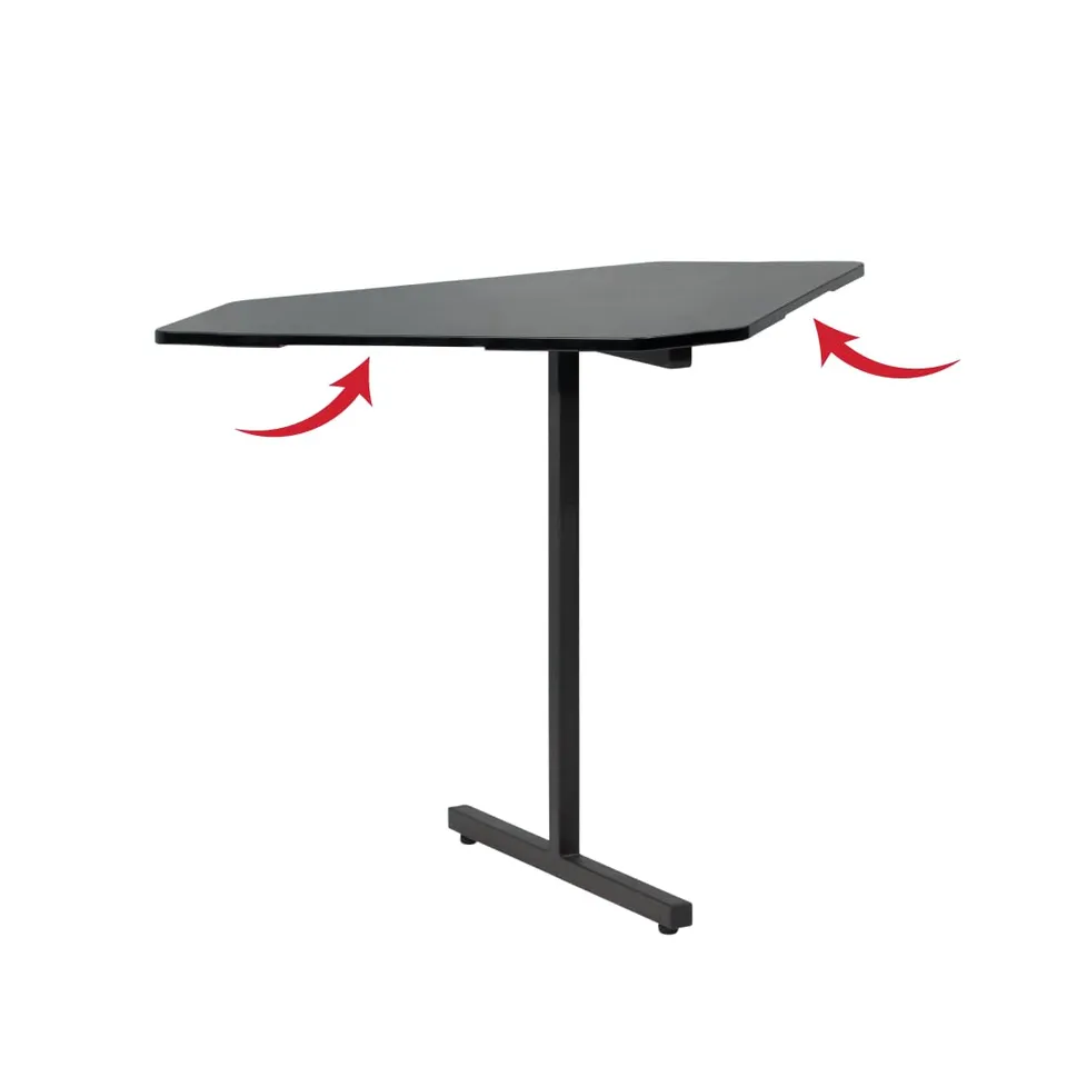 Gator Frameworks GFW-DESK-CRNR Eckschreibtisch Schwarz